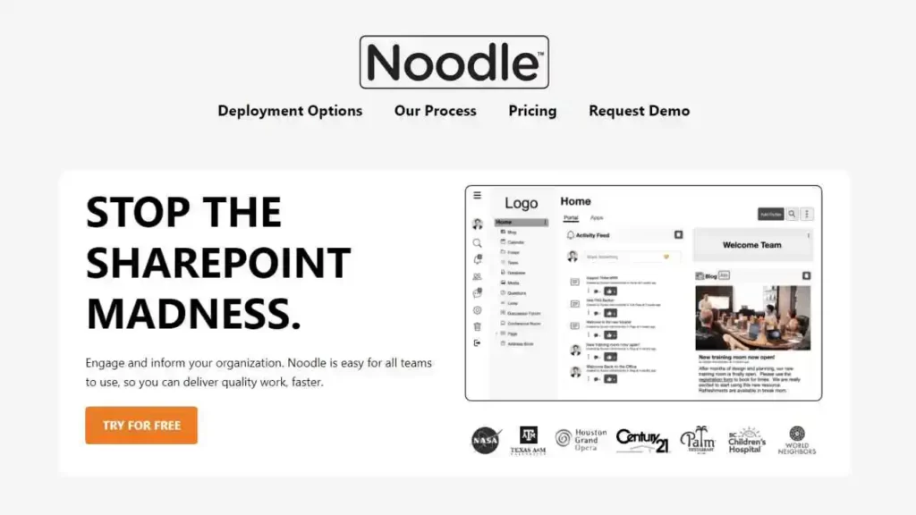 Noodle Intranet Software